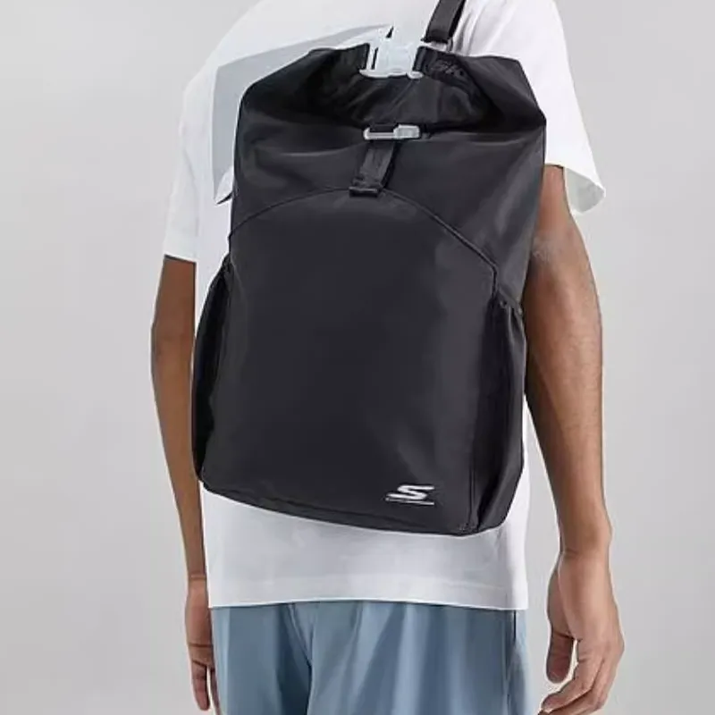 Skechers Fabric Backpack Regular Unisex Carbon Black-5