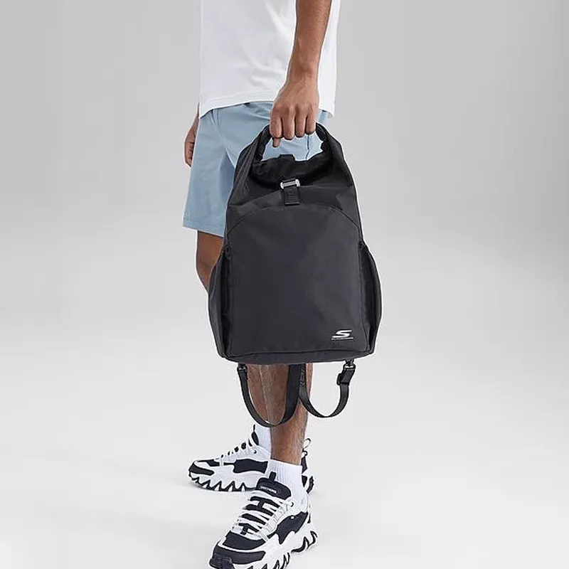 Skechers Fabric Backpack Regular Unisex Carbon Black-4