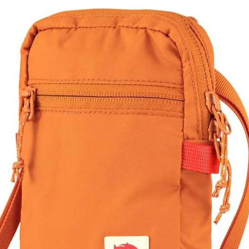Fjallraven Recycled Polyamide Shoulder Bag, Crossbody Bag Unisex Sunset Orange-2