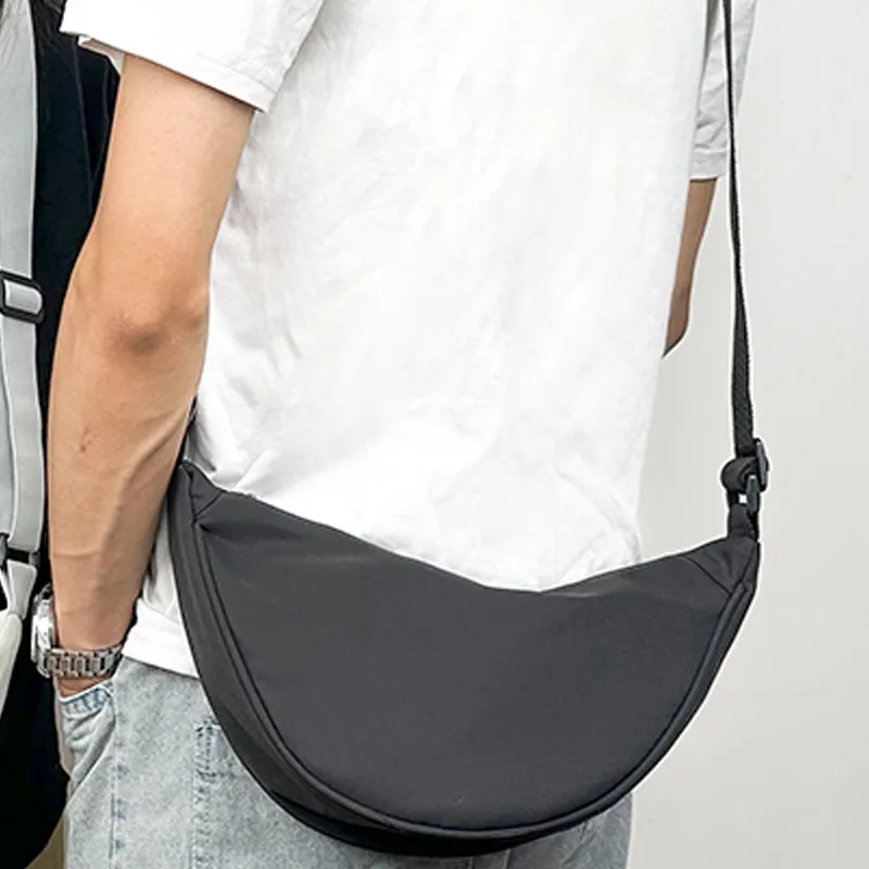 BALANG Nylon Crossbody Bag Regular Unisex Black/White/Pea Green/Orange/Pink-2
