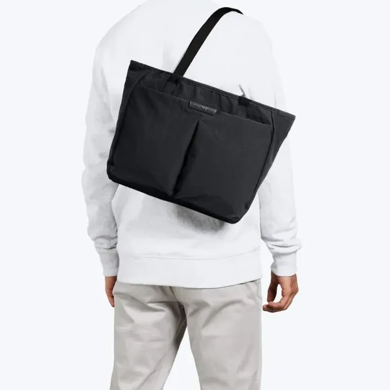 BELLROY Nylon Tote Bag, Shopping Bag, Handbag, Shoulder Bag Medium Size Unisex Aurora Black-4