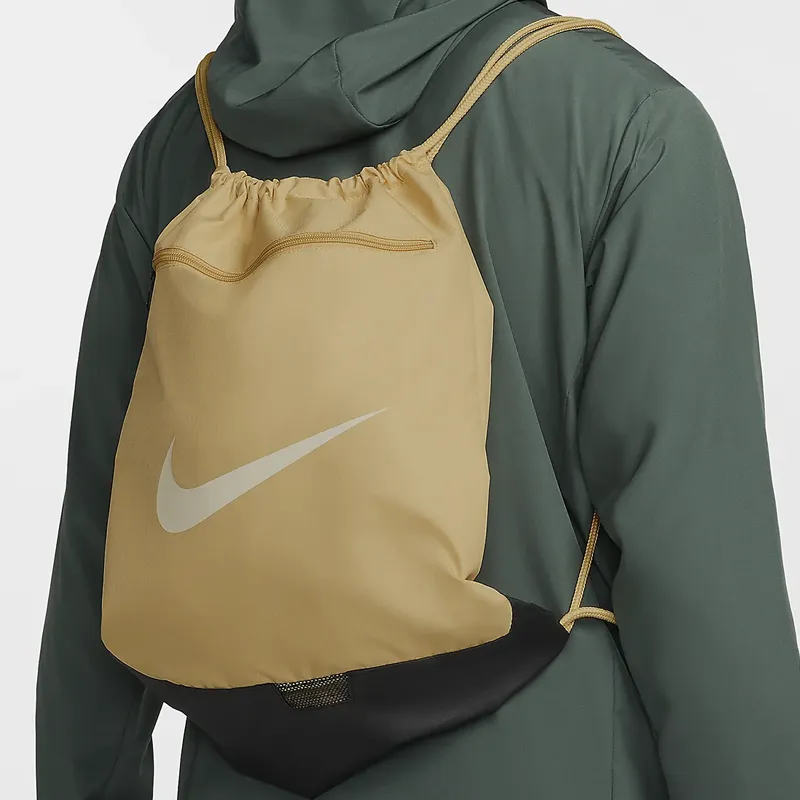Nike Polyester Backpack Unisex Sesame & Black & Light Ivory-5