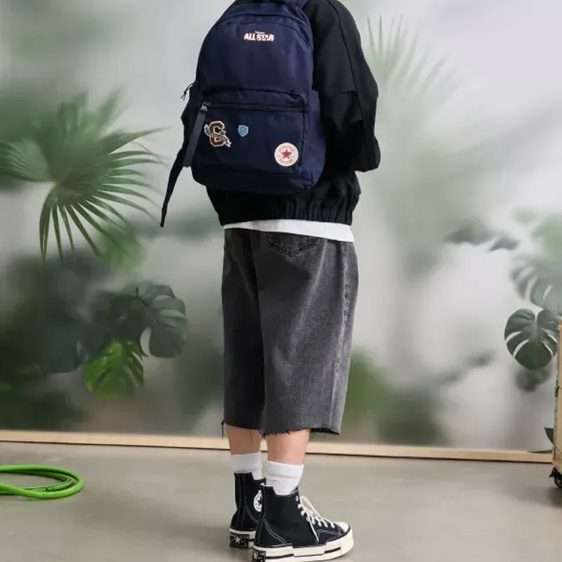 Converse GO TO Polyester Backpack Unisex Dark Blue-4