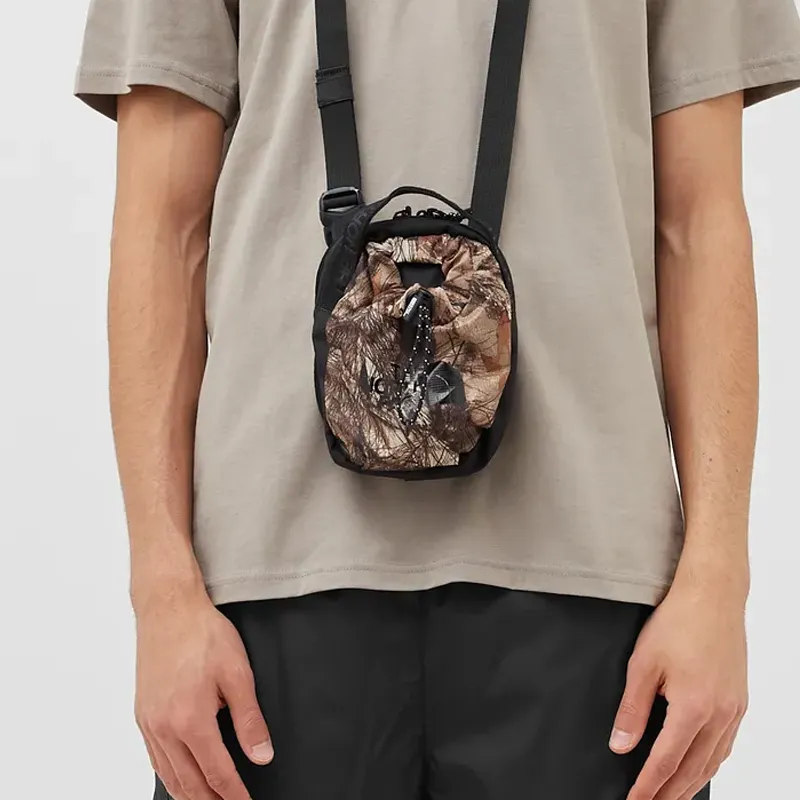 THE NORTH FACE Polyester Shoulder Bag, Crossbody Bag Regular Unisex Black-5