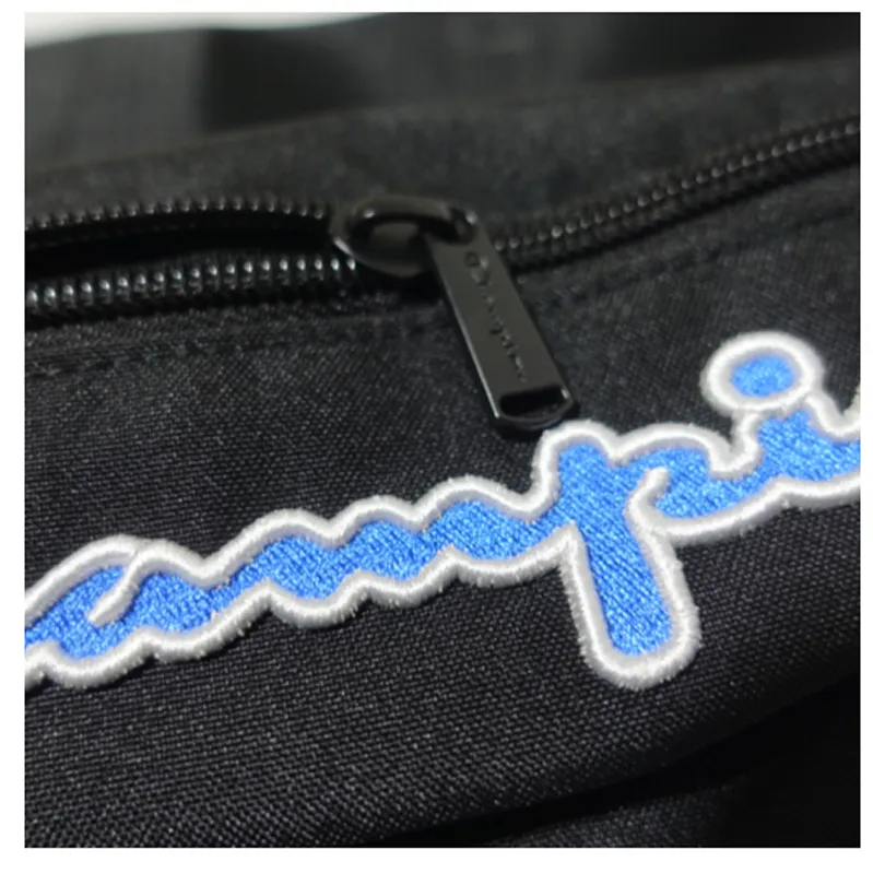 Champion Polyester Crossbody Bag, Fanny Pack Unisex Black-3
