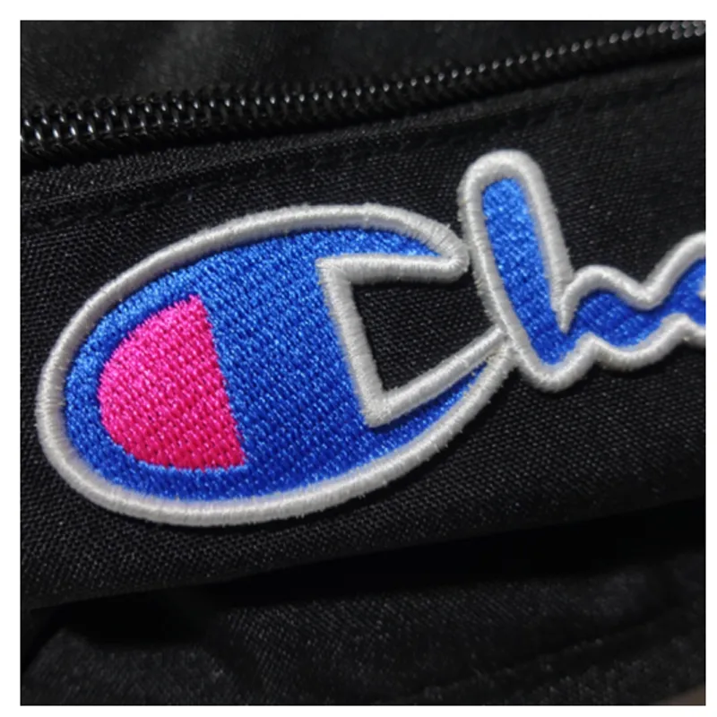 Champion Polyester Crossbody Bag, Fanny Pack Unisex Black-4