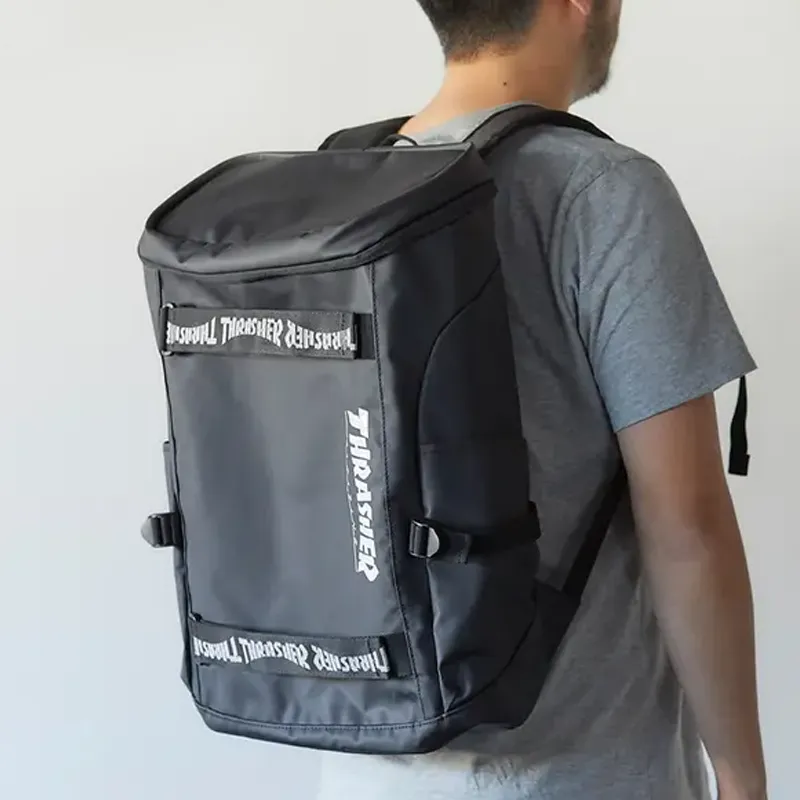Thrasher Backpacks Black-5