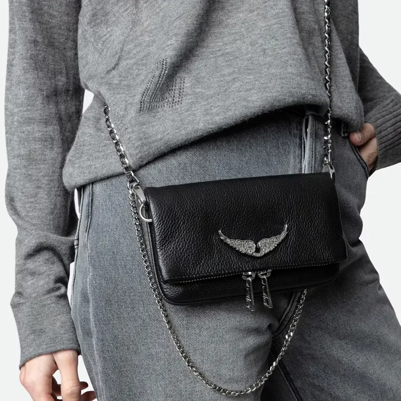 Zadig & Voltaire Swing Your Wings Rock Nano Clutch Bag-5