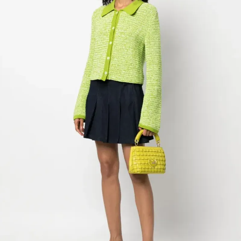 MOSCHINO Logo-plaque Woven-design Tote Bag-4