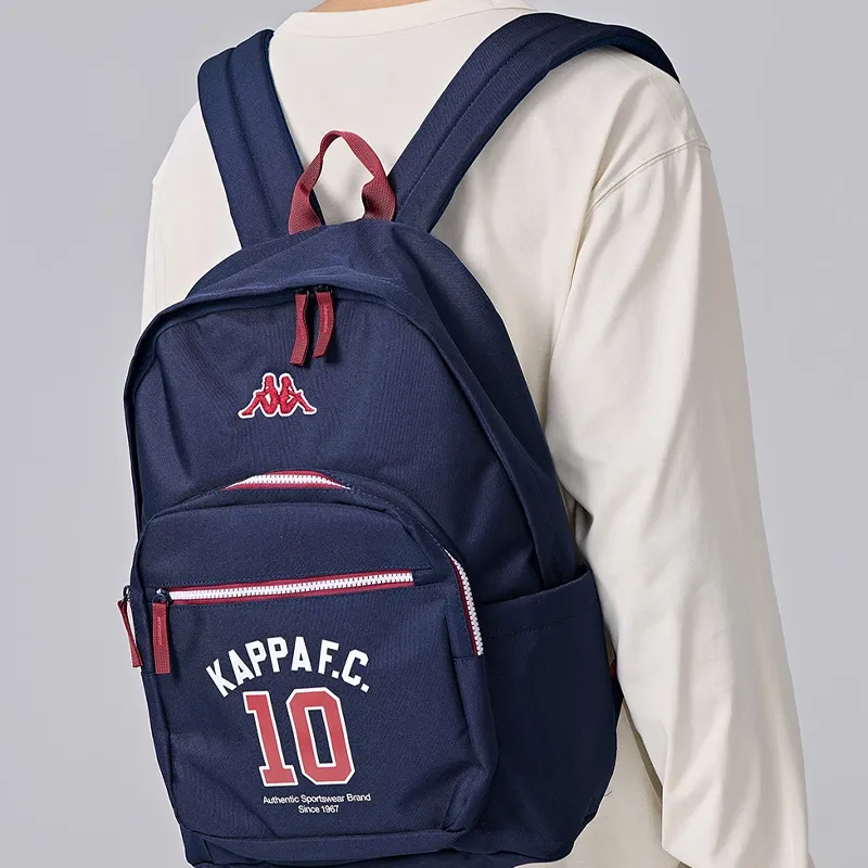 Kappa Fabric Backpack Unisex Blue-2