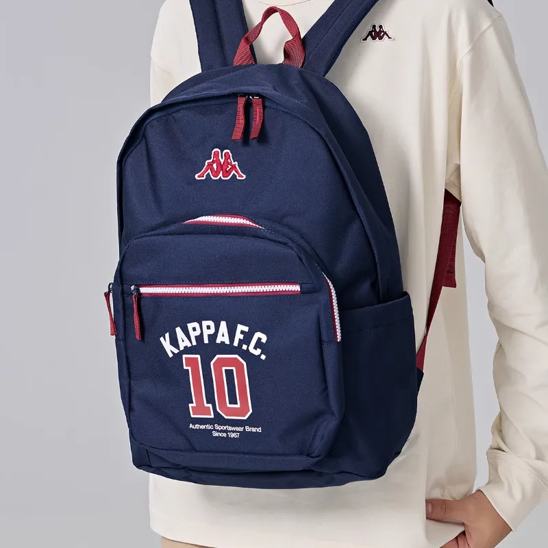 Kappa Fabric Backpack Unisex Blue-3