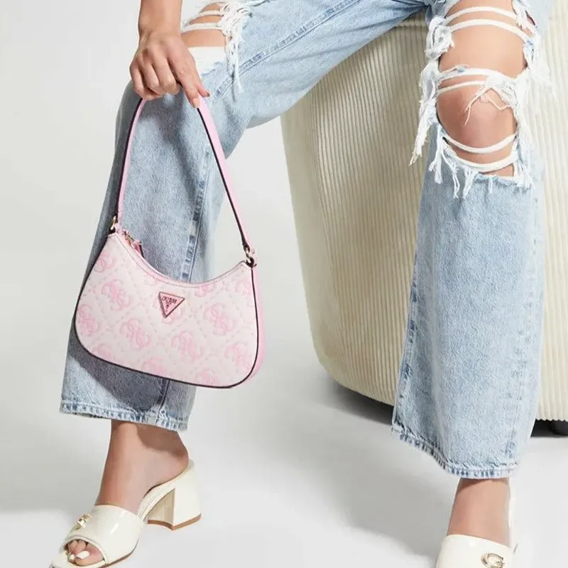 GUESS Polyester Shoulder Bag Mini Women's Pink-4