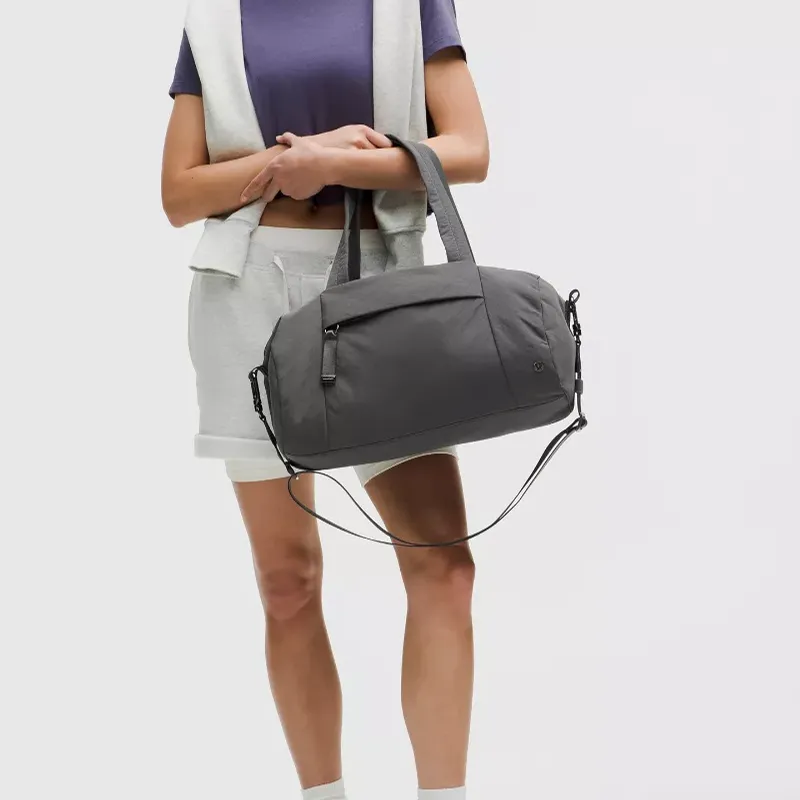 Lululemon Recycled Nylon Portable Travel Bag 16L Unisex Gray-4