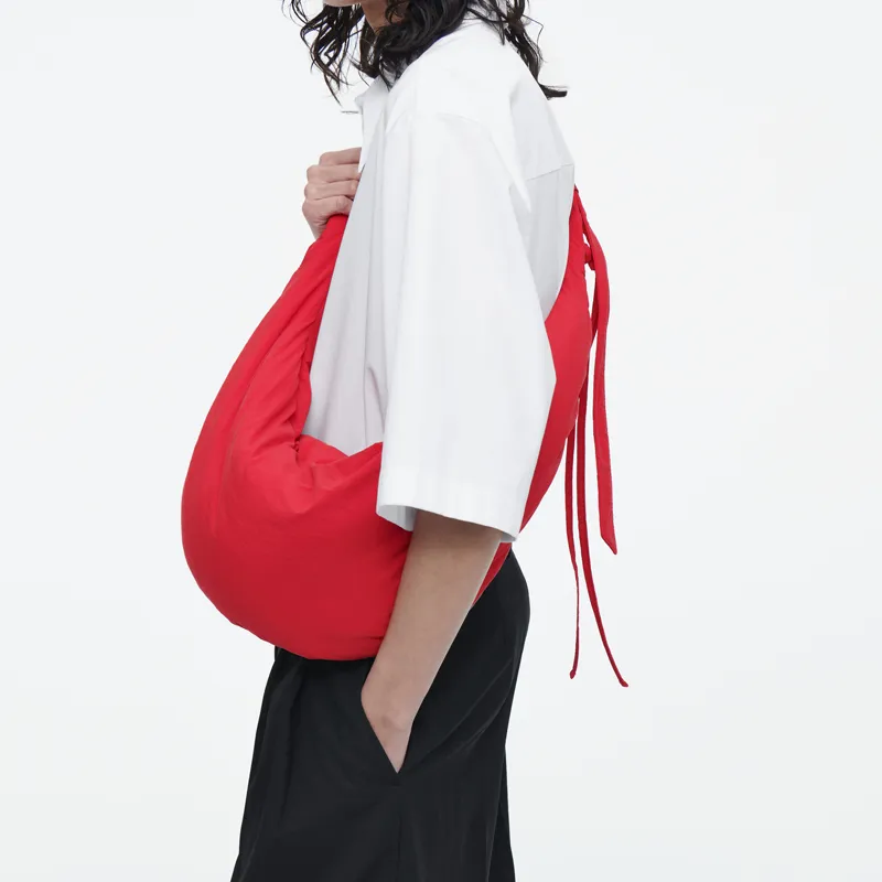 COS Recycled Nylon Portable Crossbody Bag Shoulder Bag Mini Women's Red-2