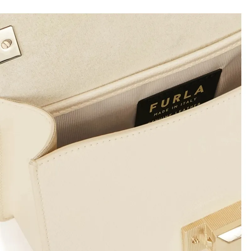 Furla Calfskin Shoulder Bag Crossbody Bag Mini Women's Ecru-2