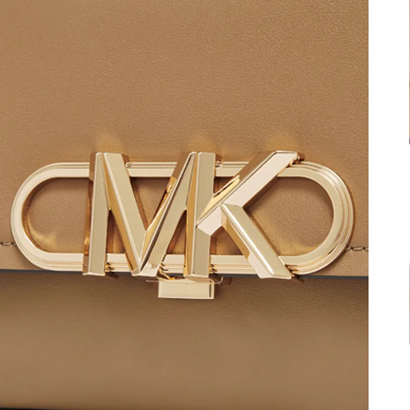 MICHAEL KORS PARKER Cow Leather Chain Bag Shoulder Bag Medium Size Women's Light Brown-4