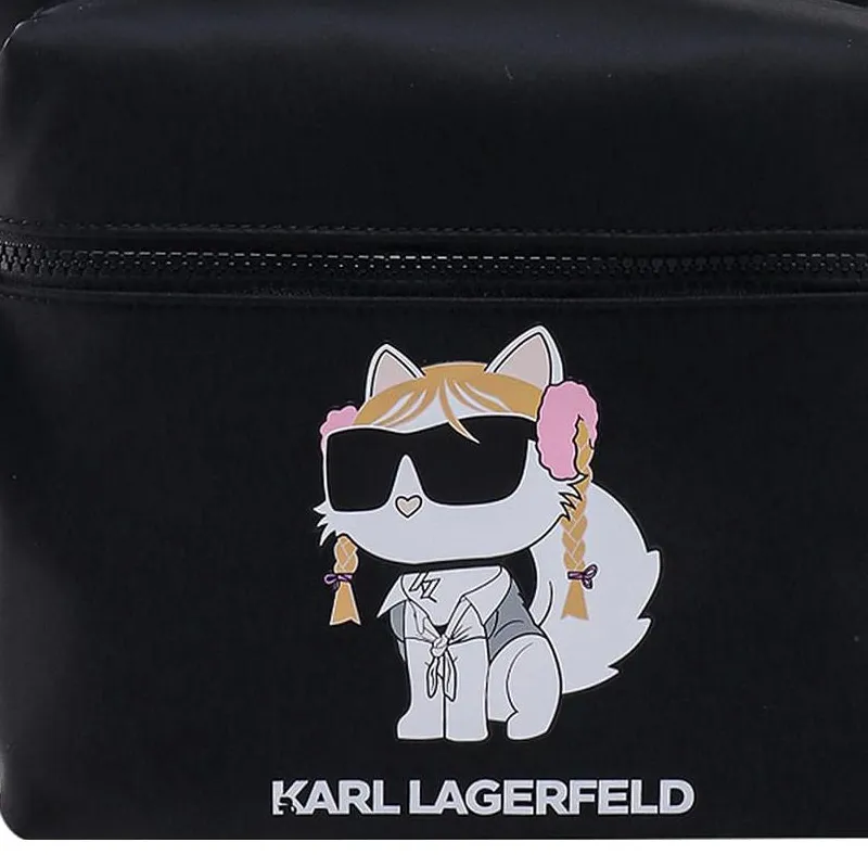 KARL LAGERFELD Polyester Backpack Women's Black-3