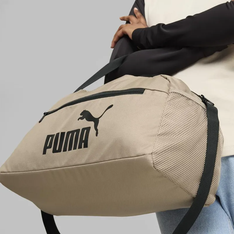 PUMA Polyester Travel Bag 22L Unisex Brown-4