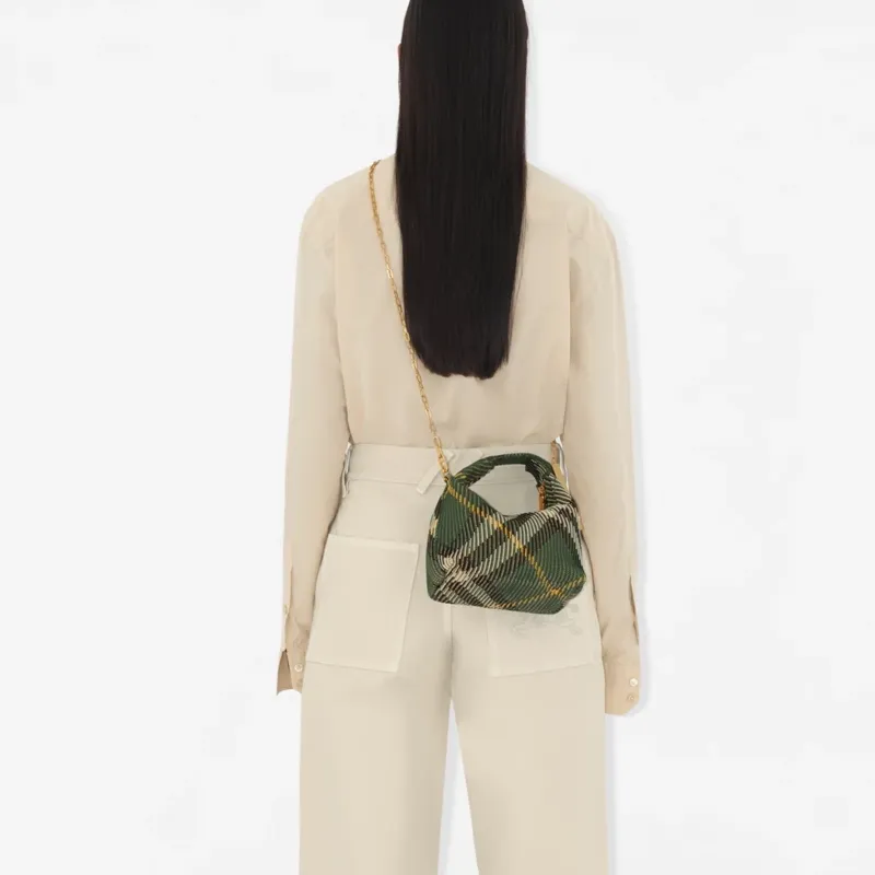 Burberry Polyamide Nylon Handbag, Shoulder Bag, Crossbody Bag Mini Women's Ivy Green-5