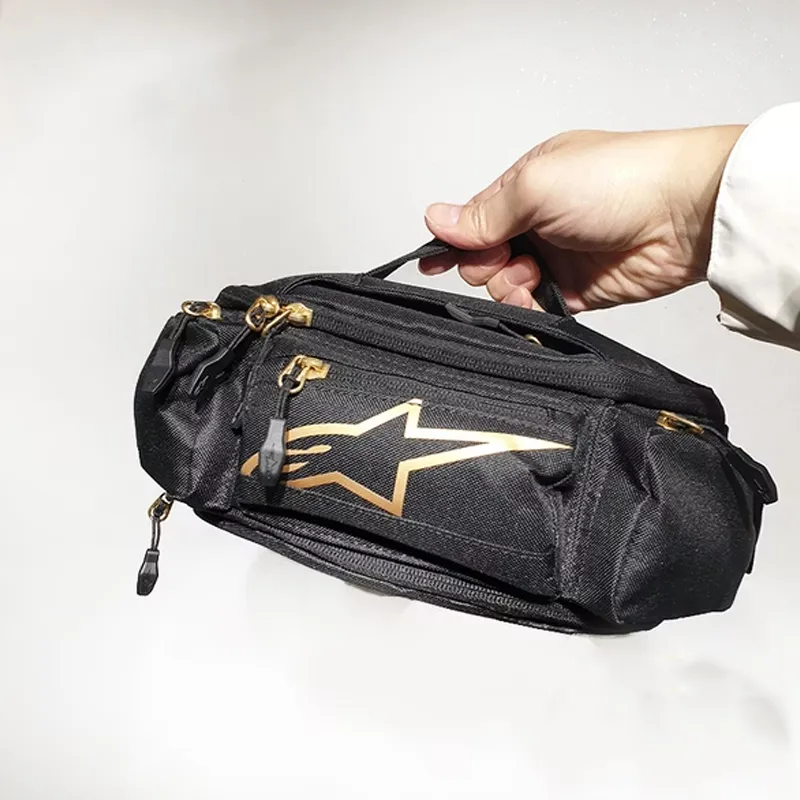 ALPINESTARS Polyester Fanny Pack Regular Unisex Black Gold-4
