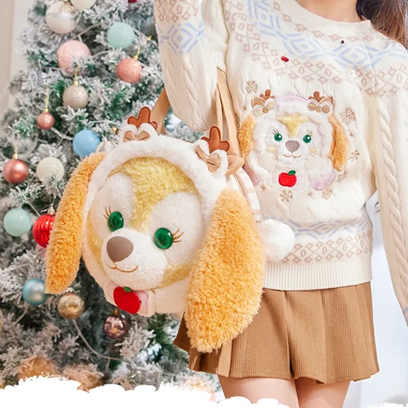 Disney 2024 Winter Daffy And Friends Polyester With PU Doll Plush Doll Handbag Shoulder Bag Regular Unisex-4