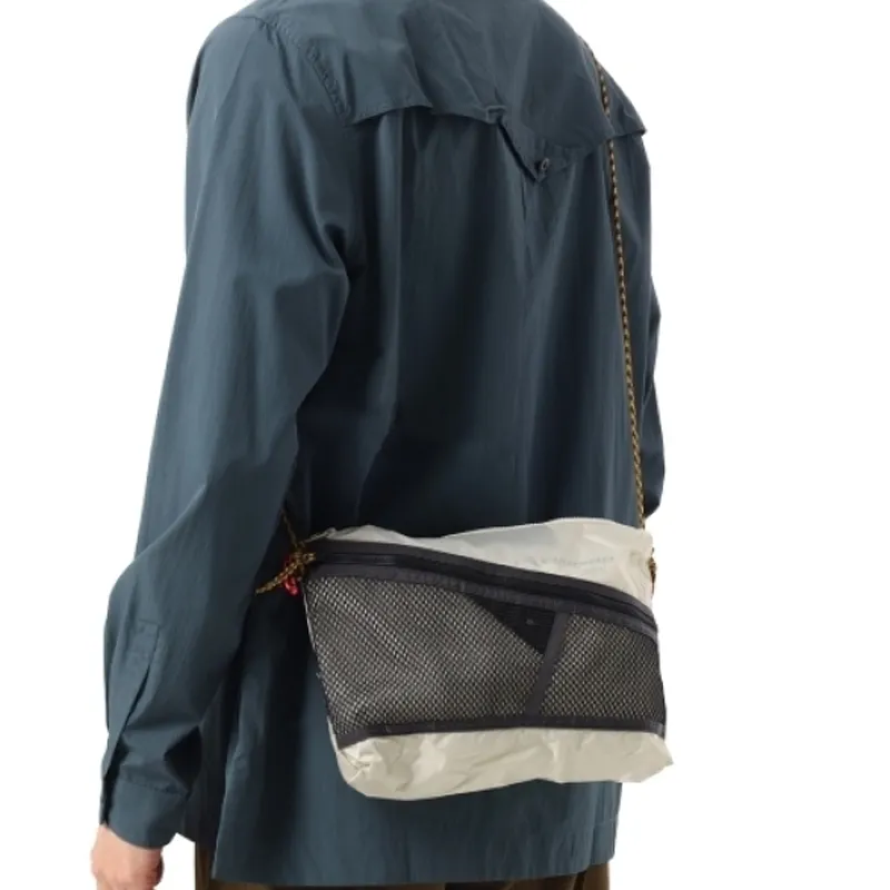 KLATTERMUSEN Polyamide Shoulder Bag, Crossbody Bag Large Size Men's Khaki Gray-4