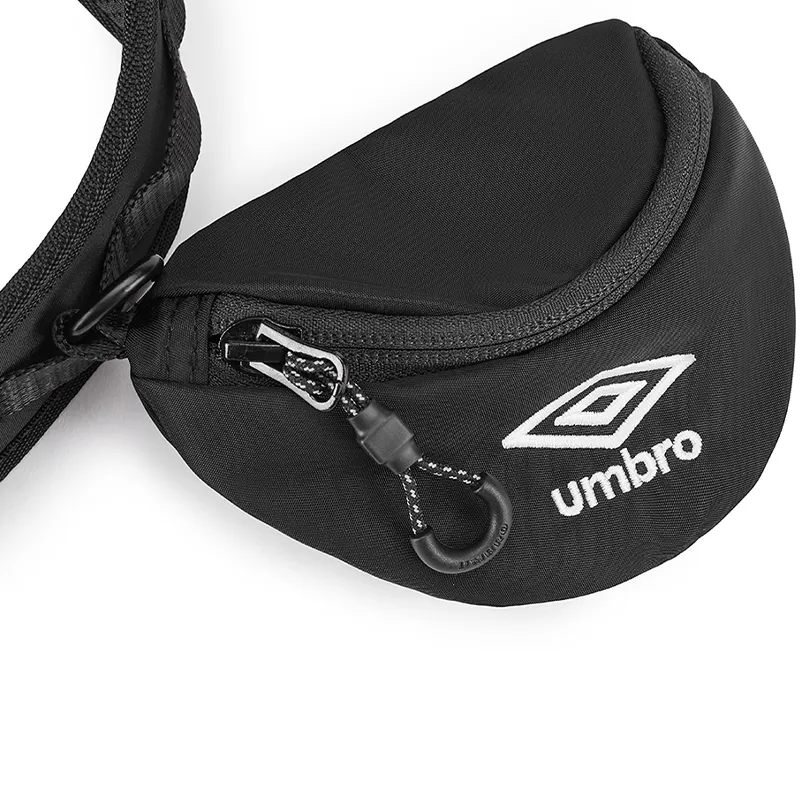 Umbro Fabric Messenger Bag, Crossbody Bag Women's Black-4