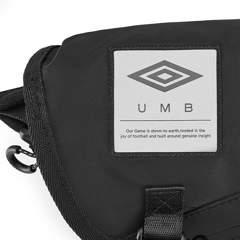 Umbro Fabric Messenger Bag, Crossbody Bag Women's Black-3