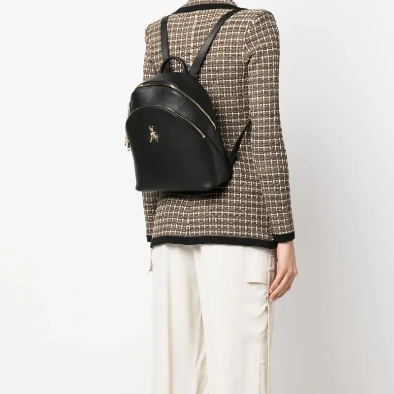 Patrizia Pepe Logo plaque Backpack-4