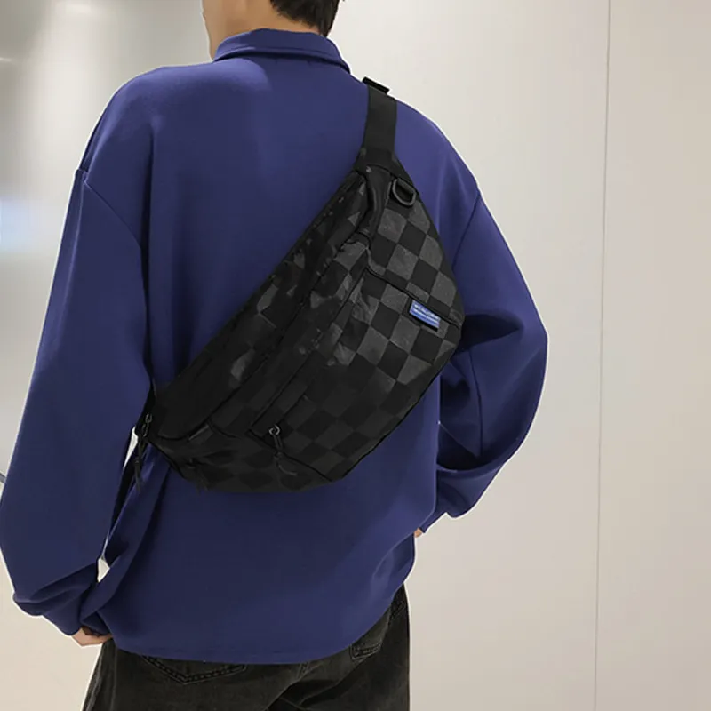H-YXIANG Polyester Chest Unisex-5