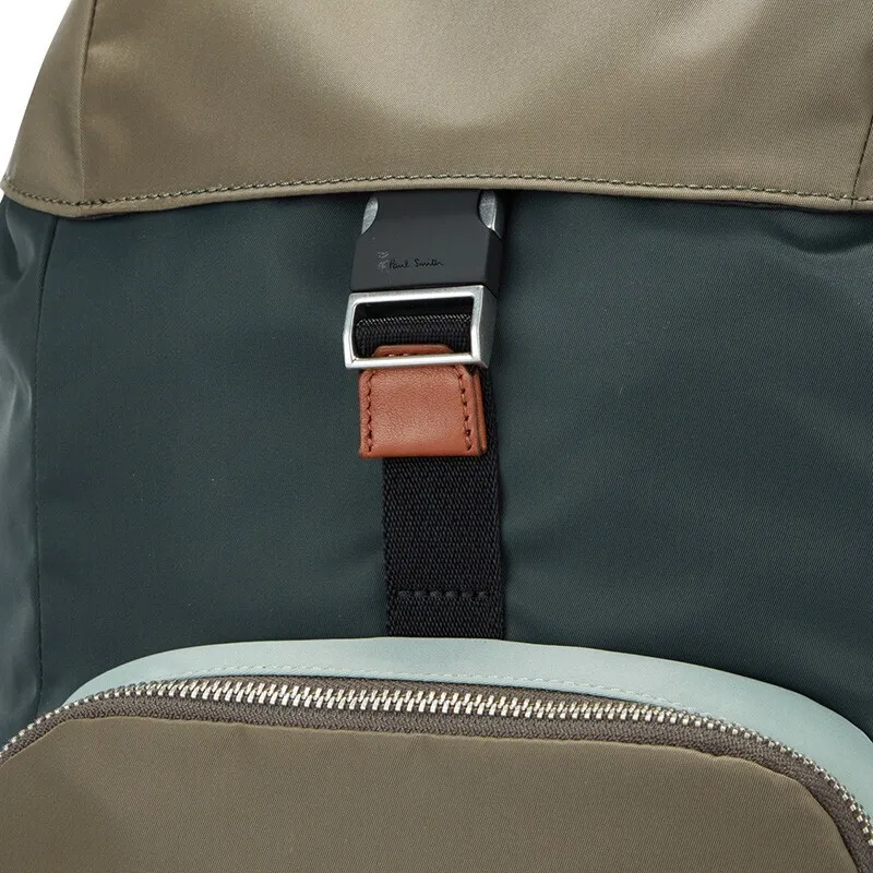 Paul Smith Fabric Handbag, Backpack, Backpack Men's Blue-6