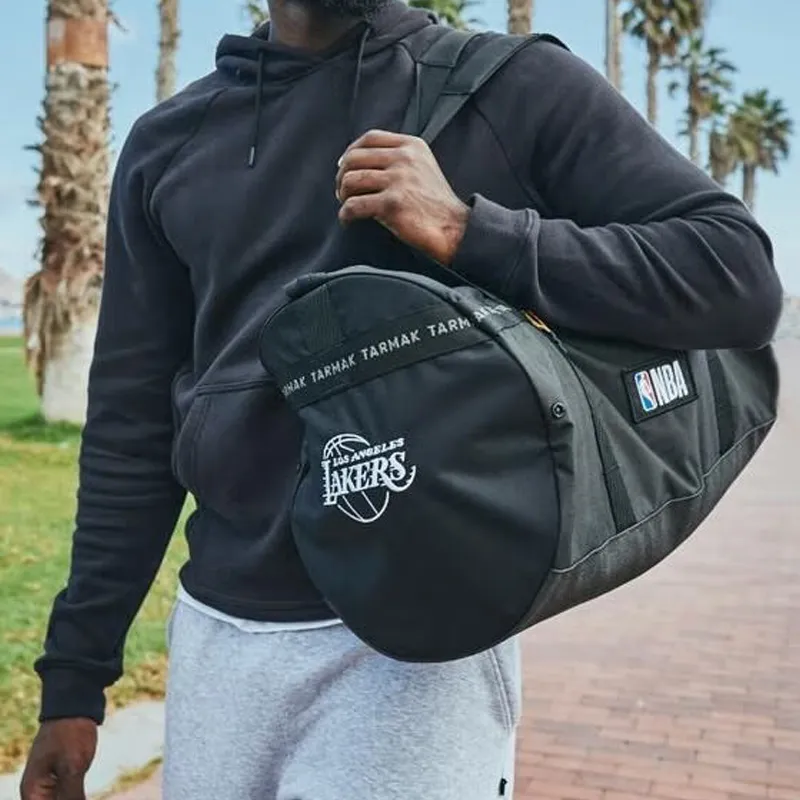 DECATHLON NBA Collaboration Polyester Gym Bag Large Size Unisex Black-3