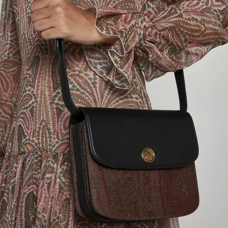 ETRO Paisley Printed Logo Plaque Crossbody Bag-4