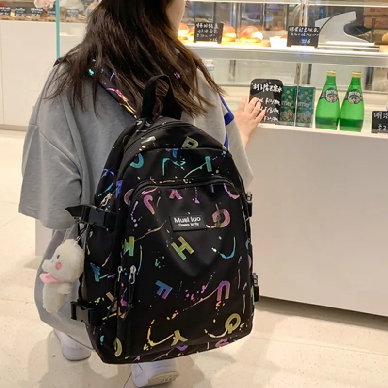 CARTELO Nylon Backpack Regular Women's Multicolor-6