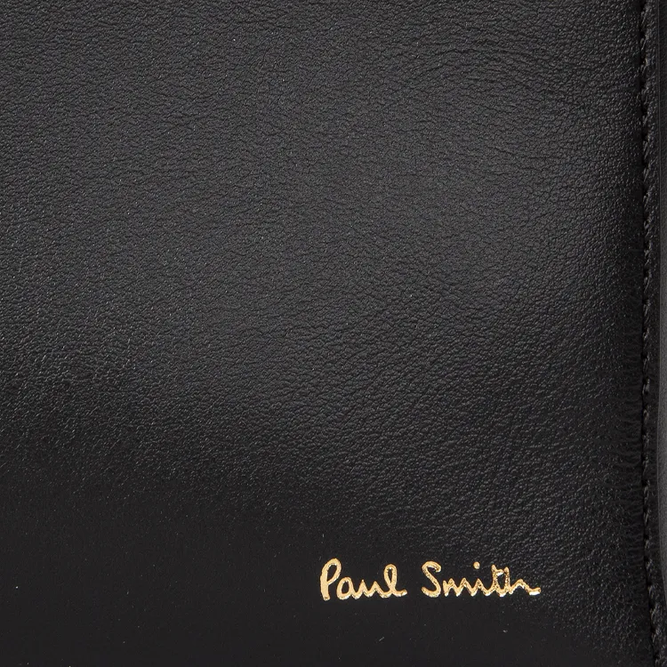 Paul Smith Leather Tote Bag Shopping Bag Handbag Men's Black-3