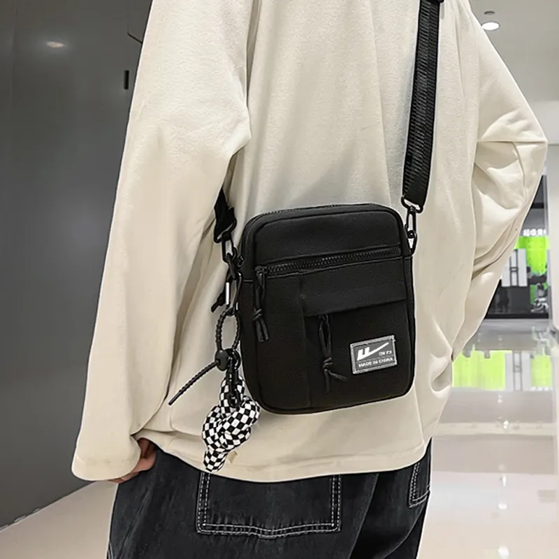 Warrior Canvas Bag Unisex Black-5