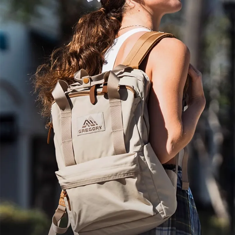GREGORY Nylon Outdoor Mountaineering Bag Backpack Unisex Dark Sand-4