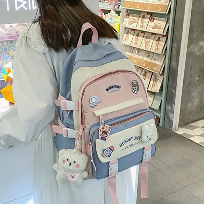 CARTELO Nylon Backpack Regular Unisex Multicolor-7