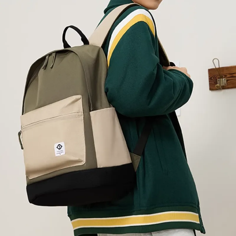 361° Fabric Backpack Regular Unisex Army Green & Khaki-4