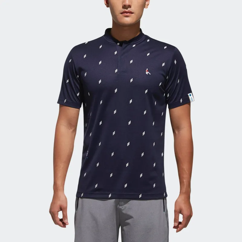 Adidas Polo Shirt Men's Navy Blue-2