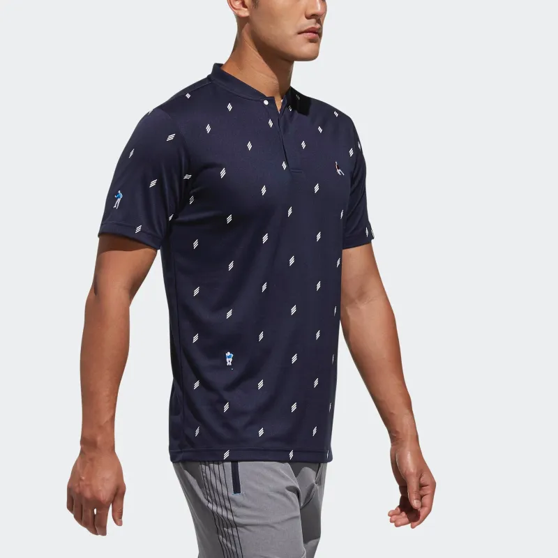 Adidas Polo Shirt Men's Navy Blue-4