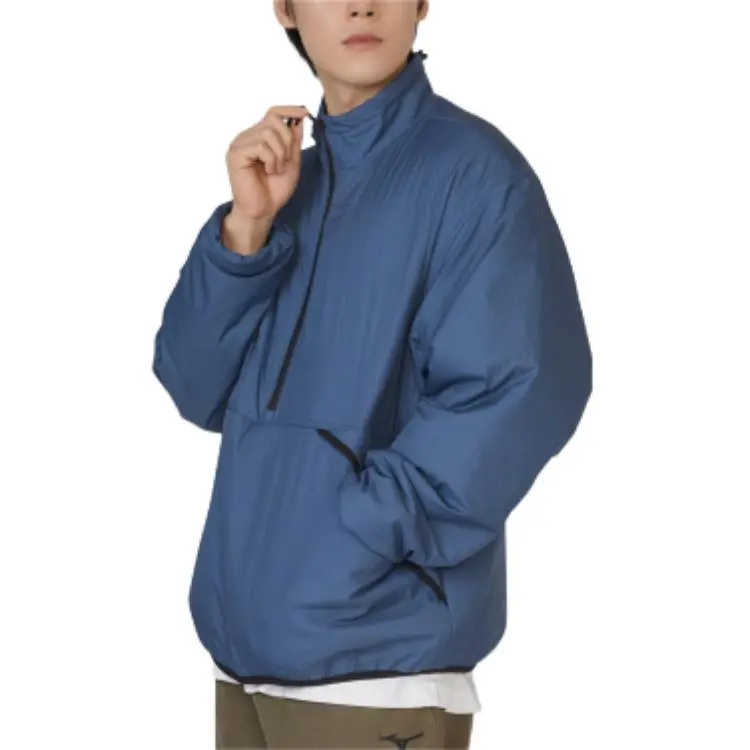 Mizuno Puffer Jacket Men's Blue-4