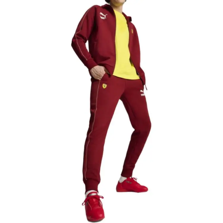 PUMA Jackets Coats Men's Burgundy-2
