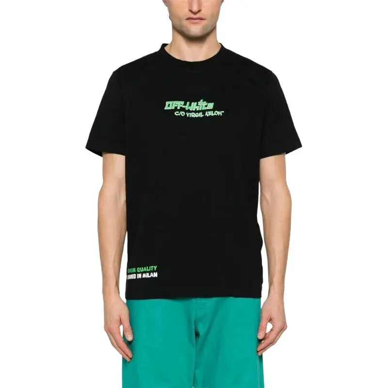 OFF WHITE Barber Slim Ss T shirt-3