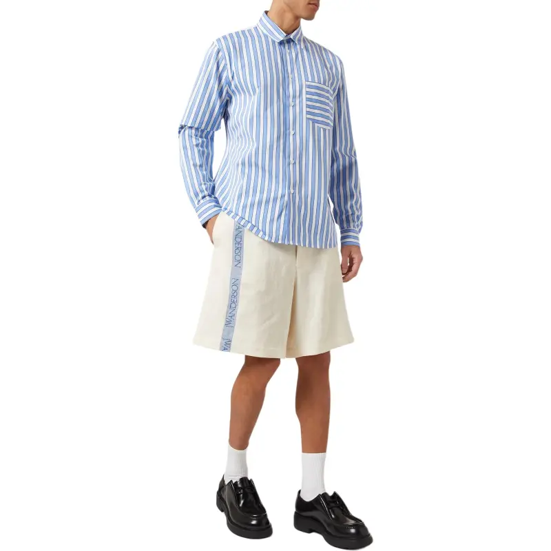 JW Anderson High Waist Wide Leg Shorts-2