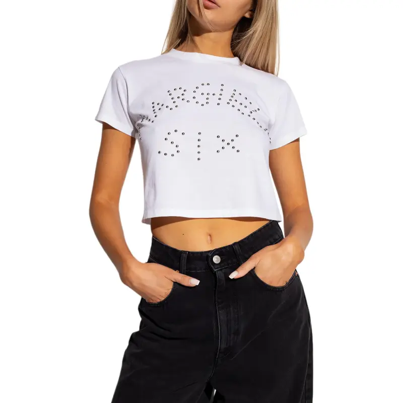 MM6 Maison Margiela T Shirt Women's White-4