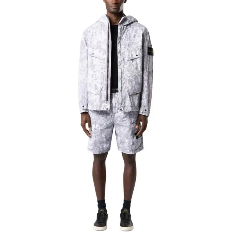 STONE ISLAND Jackets & Coats Men's Pearl Gray-1