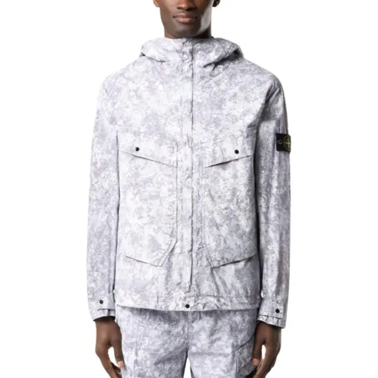 STONE ISLAND Jackets & Coats Men's Pearl Gray-3