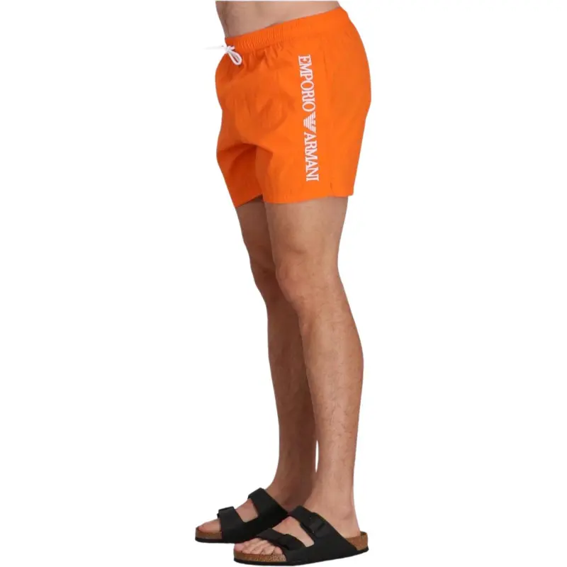 EMPORIO ARMANI Logo embroidered Swim Shorts-3