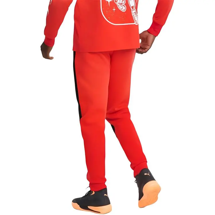 PUMA Casual Pants Men Orange-4